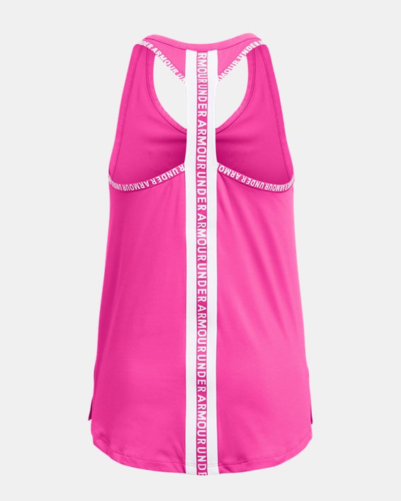 Girls' UA Knockout Tank in Pink image number 1